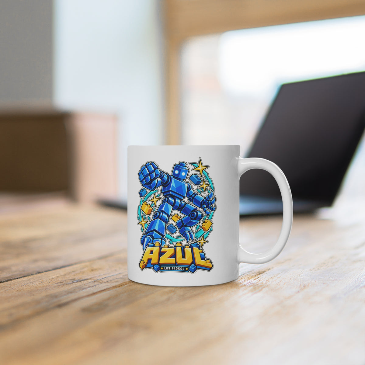 Los Blokos · Azul · Taza de cerámica · España