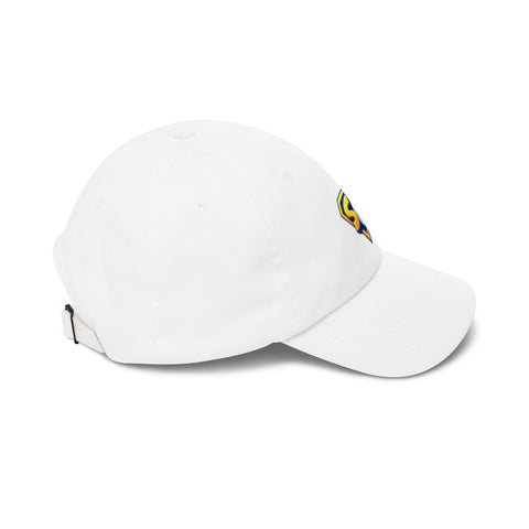 Super Golfers SG Crest cap in white β side view