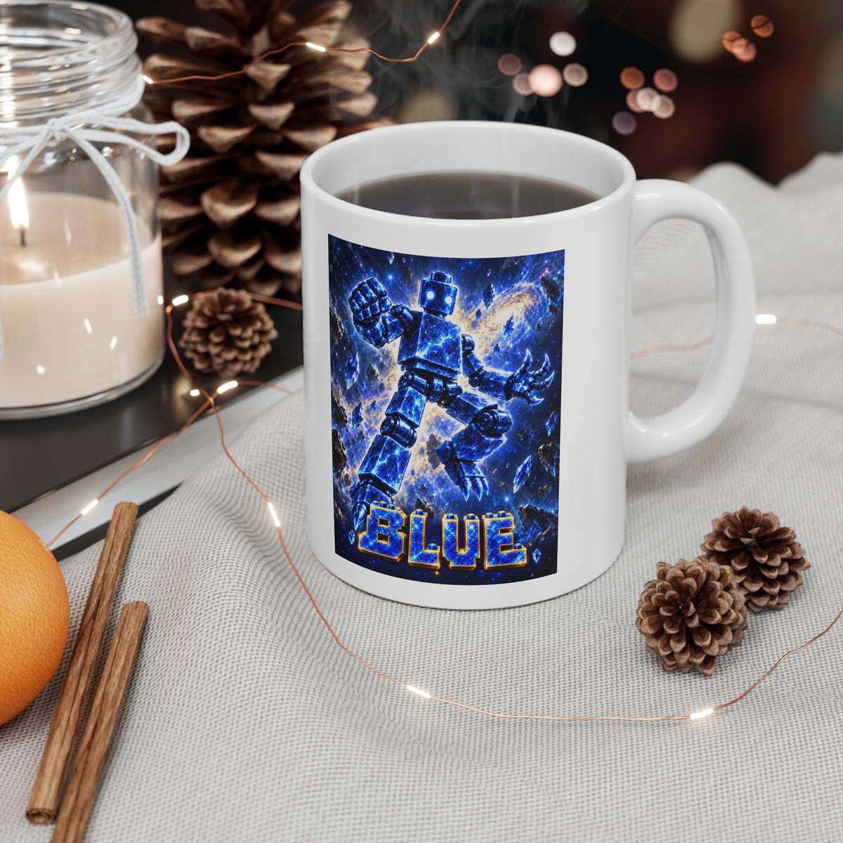 The Blokos · Blue · Ceramic mug · UK