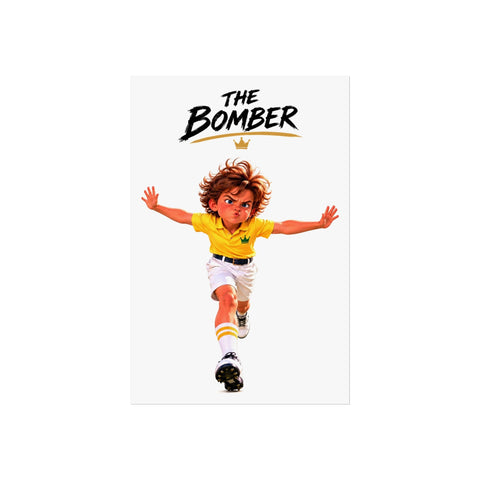Super Golfers poster “The Bomber’s Celebration”, front view