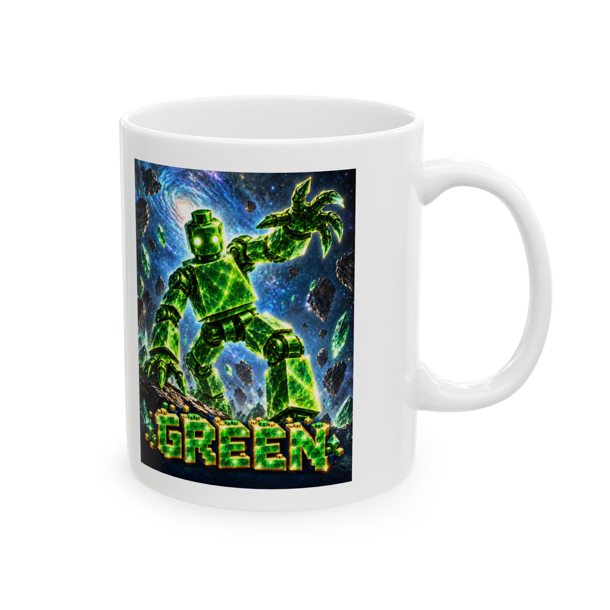 The Blokos · Green · Ceramic mug · US