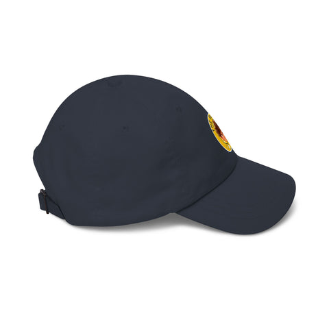 Super Golfers The Bomber cap in navy – side view