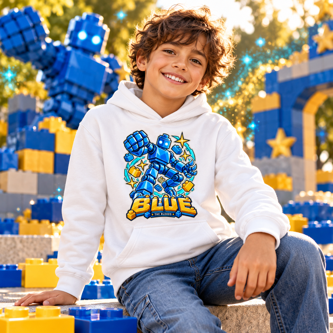 Blokos lifestyle · hoodies-azul-GB · illustrative scene