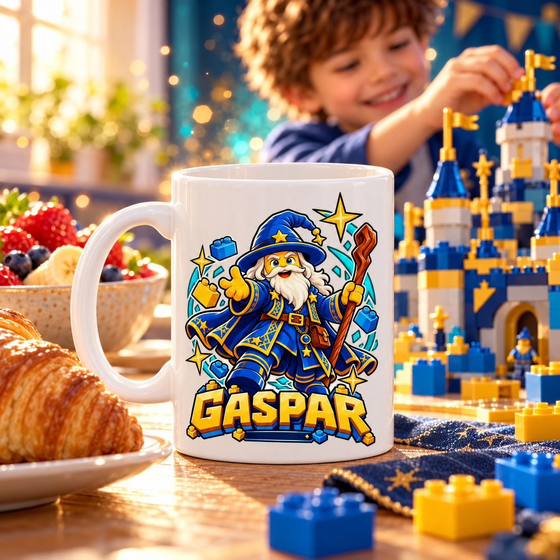 Blokos lifestyle · mugs-gaspar-GB · illustrative scene