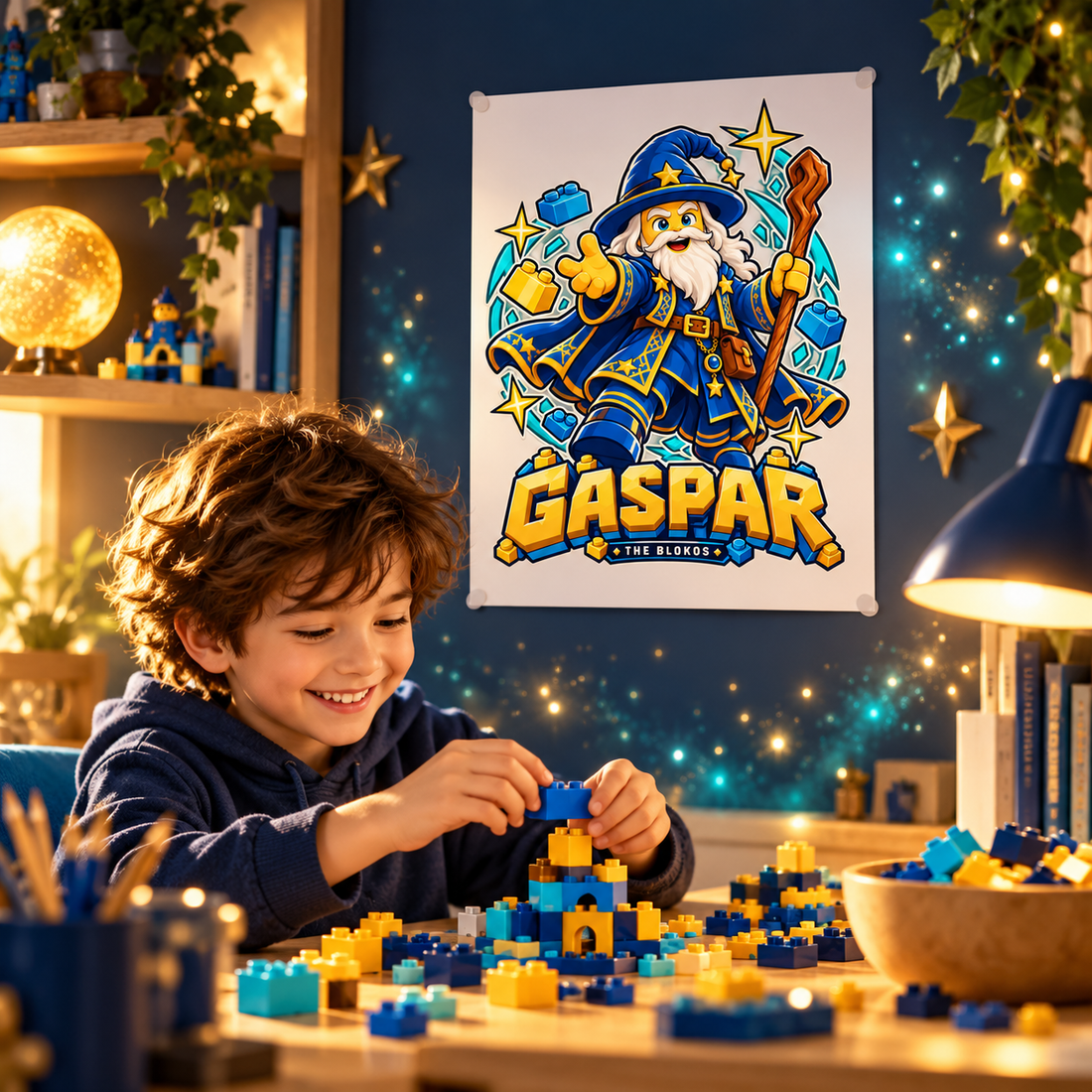 Blokos lifestyle · posters-gaspar-GB · illustrative scene