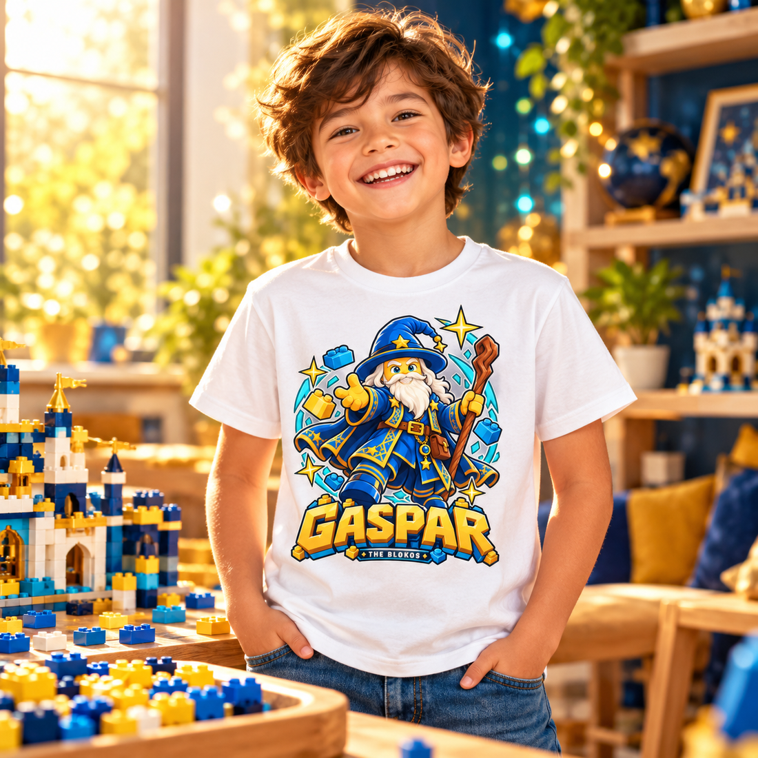 Blokos lifestyle · t-shirts-gaspar-ES · illustrative scene