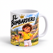 Taza oficial Supergolfistas · El Bombardero