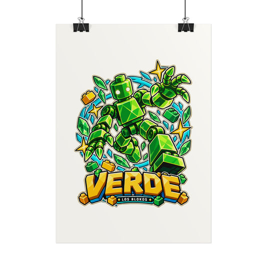 The Blokos · Verde · Art poster · Spain
