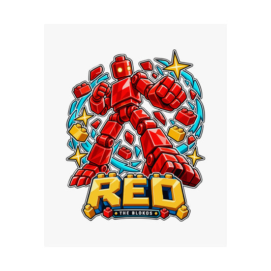 The Blokos · Red · Art poster · US