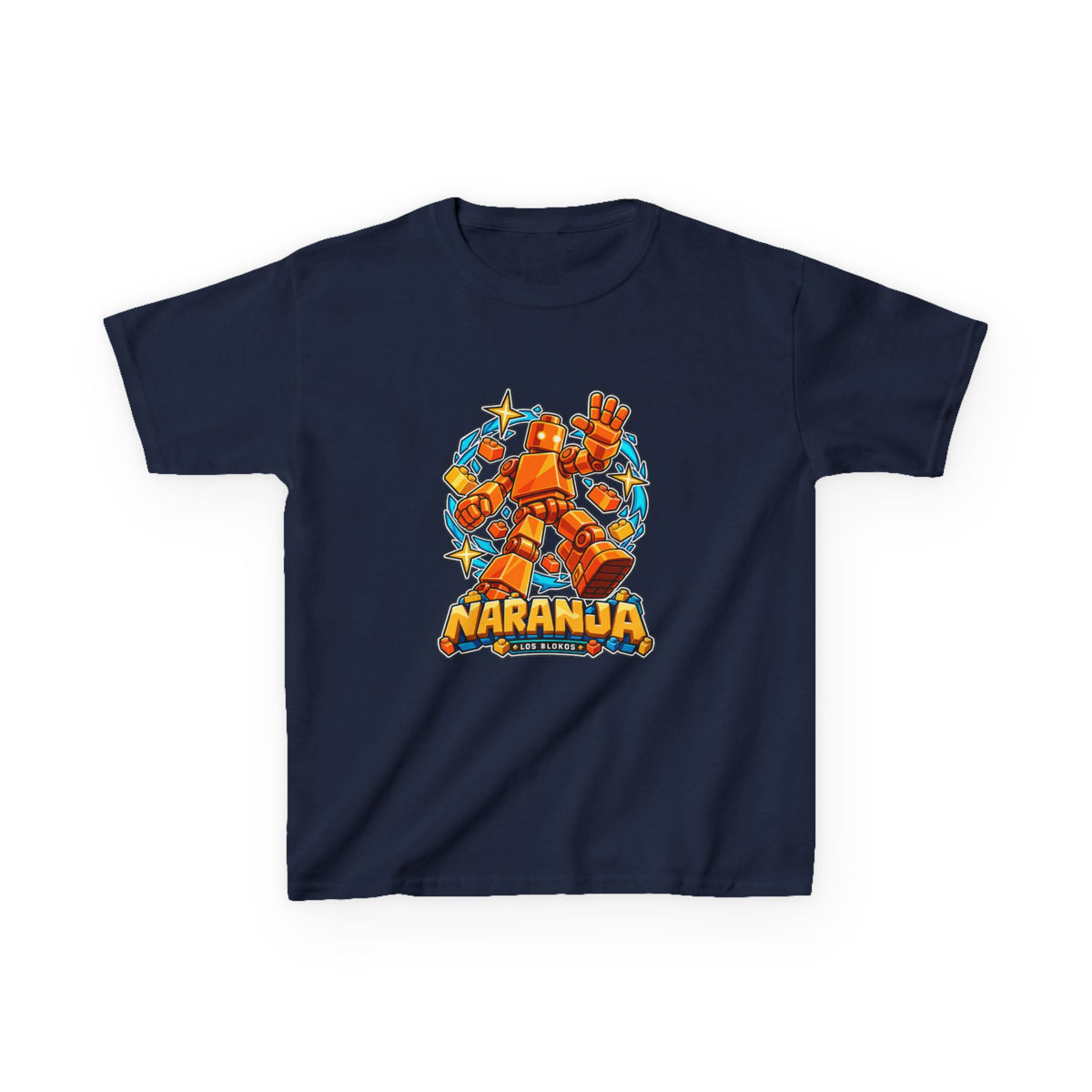 Los Blokos · Naranja · Camiseta infantil · España