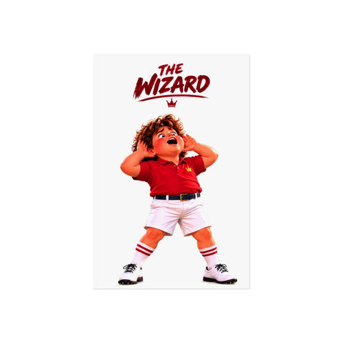 Super Golfers poster “The Wizard’s Celebration”, front view