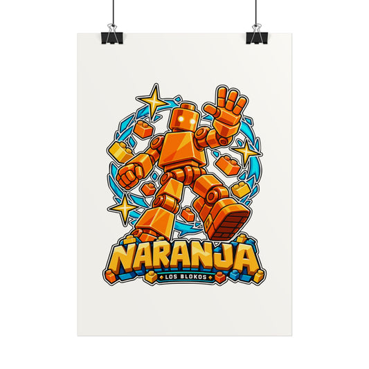 The Blokos · Naranja · Art poster · Spain