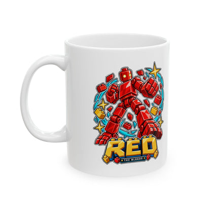 Los Blokos · Red · Taza de cerámica · EE. UU.