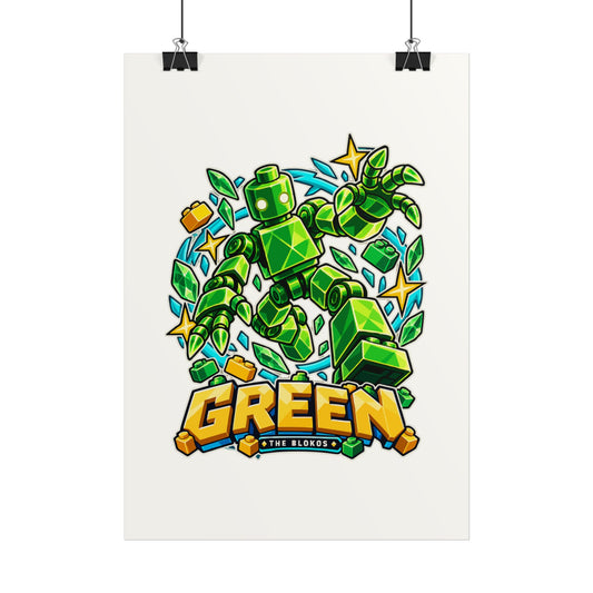 The Blokos · Green · Art poster · UK
