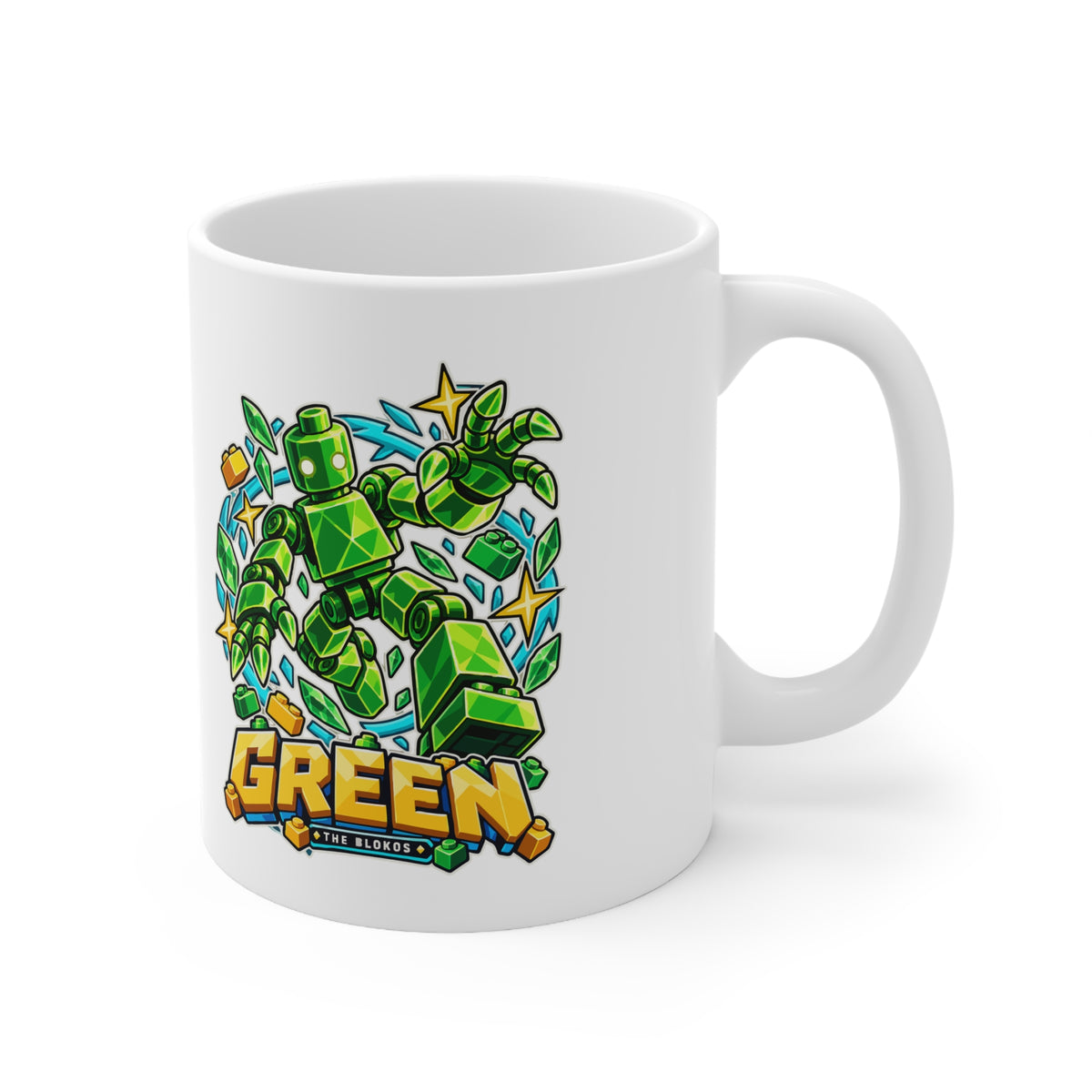 Los Blokos · Green · Taza de cerámica · Reino Unido