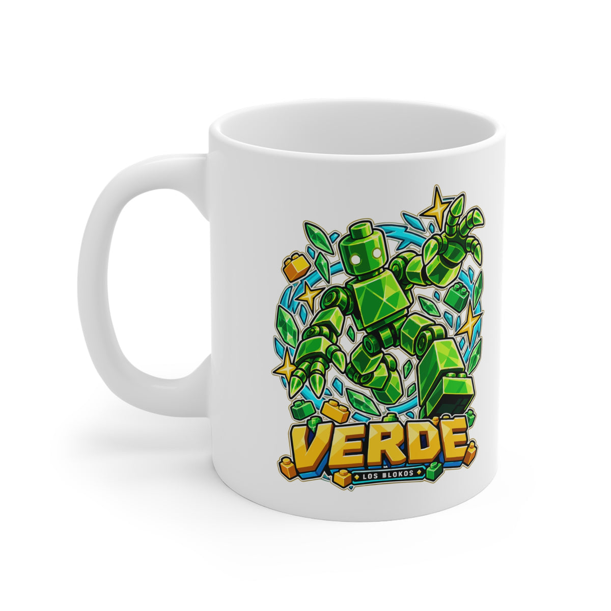 Los Blokos · Verde · Taza de cerámica · España