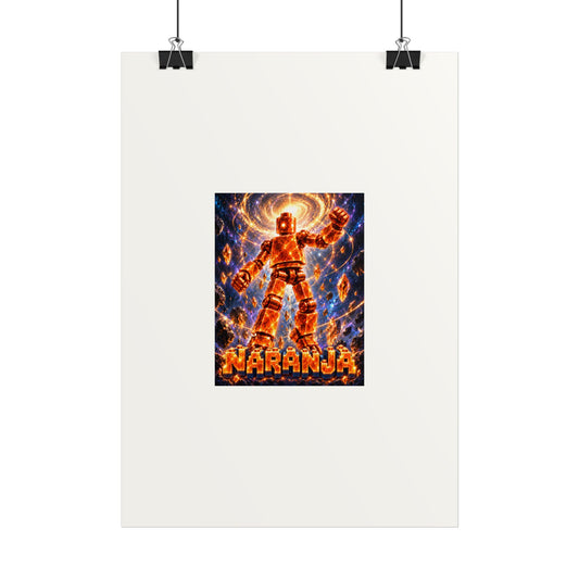 The Blokos · Naranja · Art poster · Spain