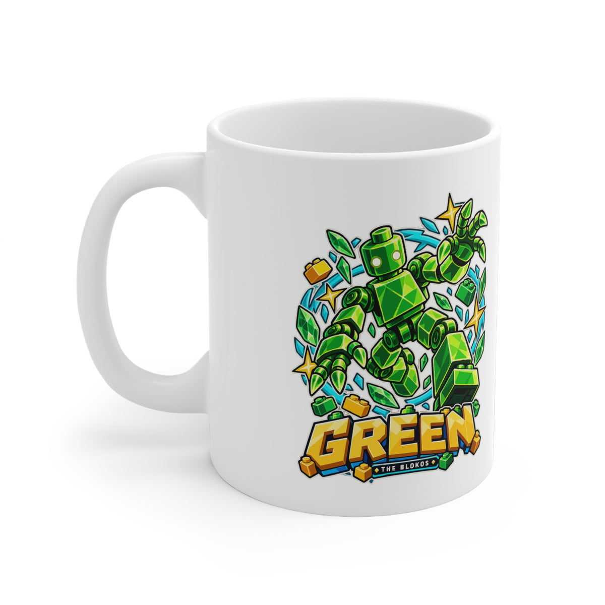 Los Blokos · Green · Taza de cerámica · Reino Unido