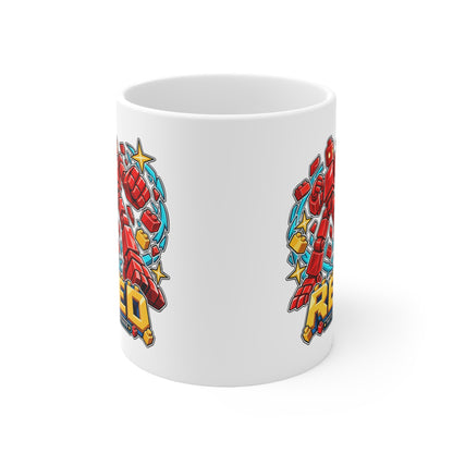 Los Blokos · Red · Taza de cerámica · Reino Unido