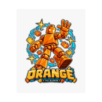 Los Blokos · Orange · Póster ilustrado · EE. UU.