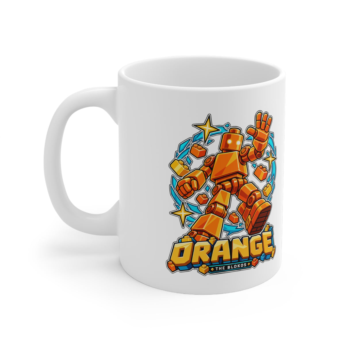 Los Blokos · Orange · Taza de cerámica · Reino Unido