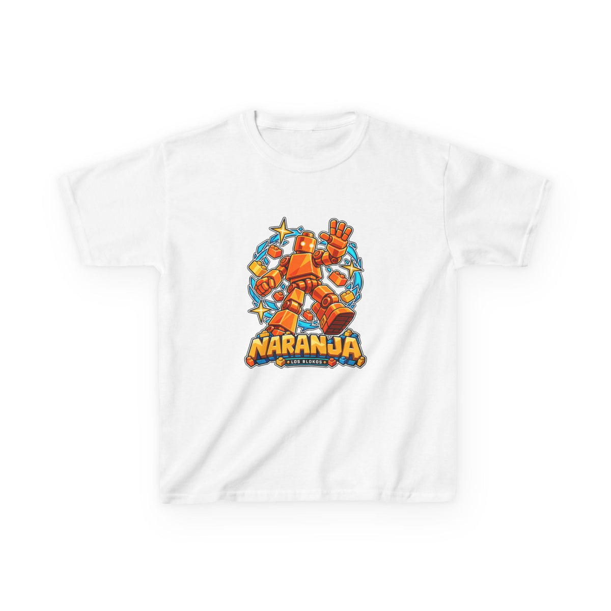 Los Blokos · Naranja · Camiseta infantil · España