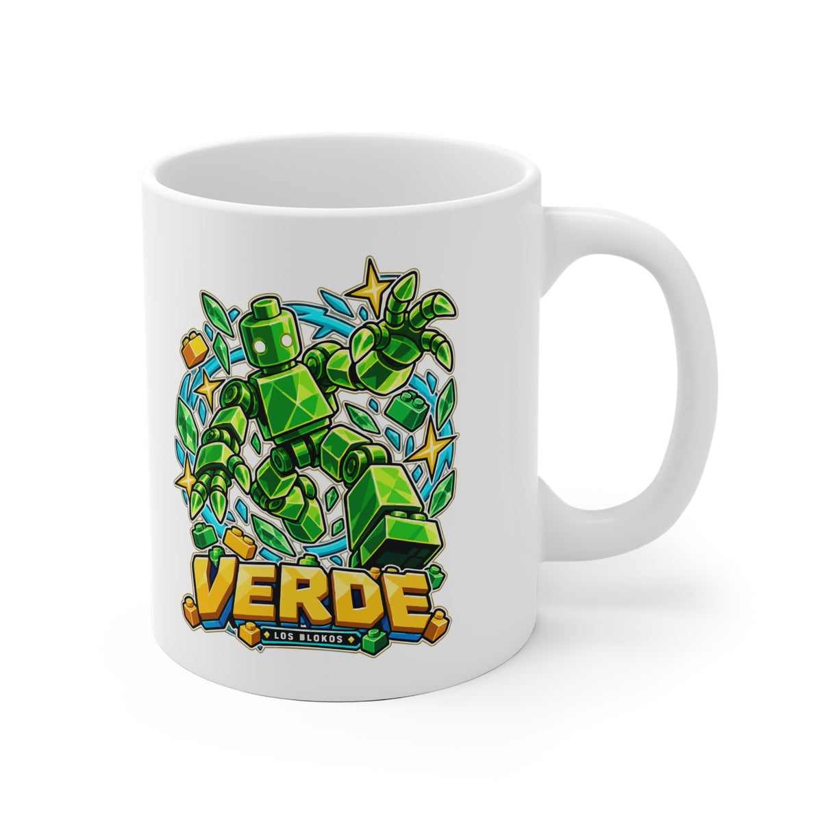 Los Blokos · Verde · Taza de cerámica · España