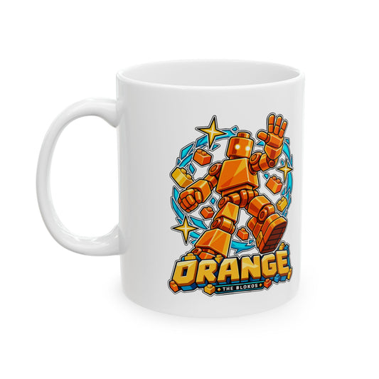 The Blokos · Orange · Ceramic mug · US