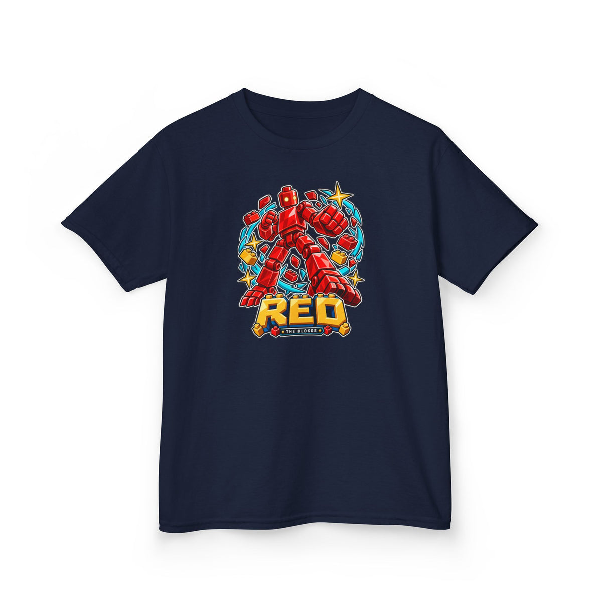Los Blokos · Red · Camiseta infantil · EE. UU.