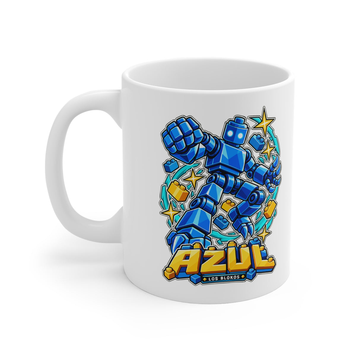 Los Blokos · Azul · Taza de cerámica · España