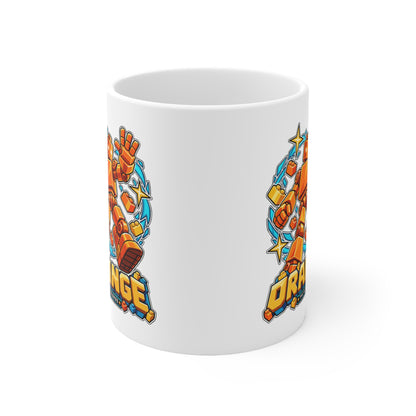 Los Blokos · Orange · Taza de cerámica · Reino Unido