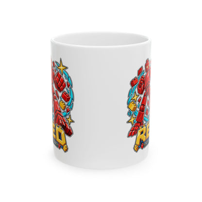 Los Blokos · Red · Taza de cerámica · EE. UU.
