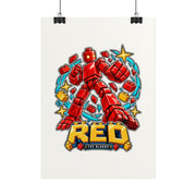 The Blokos · Red · Art poster · UK