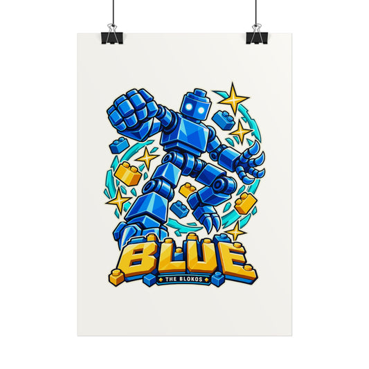 The Blokos · Blue · Art poster · UK