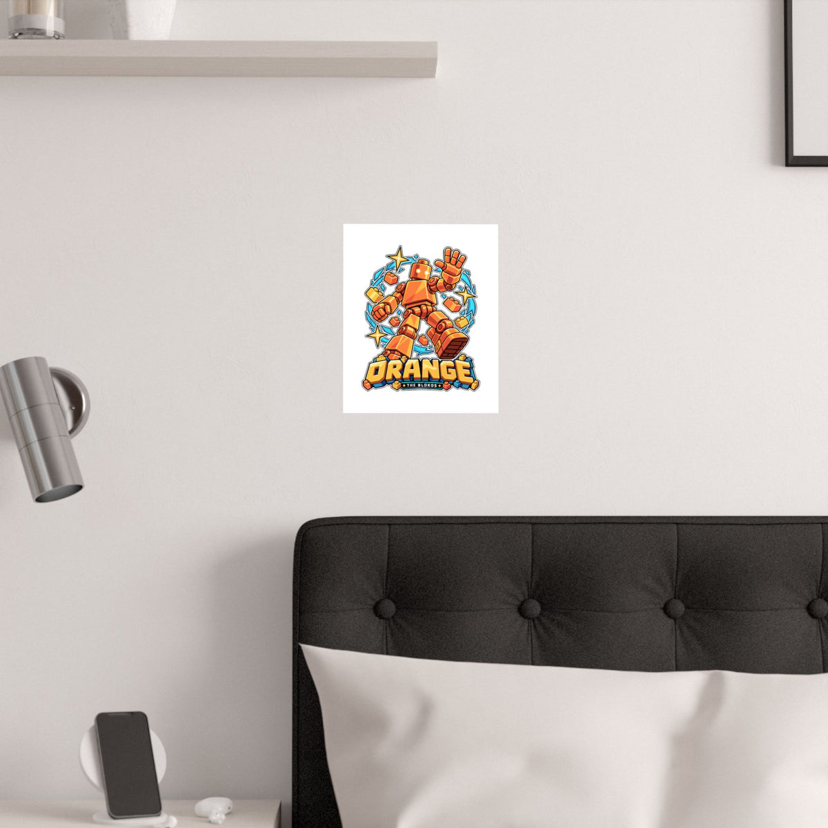 Los Blokos · Orange · Póster ilustrado · EE. UU.