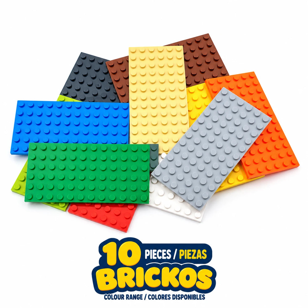 BRICKOS · 10 PIECES / PIEZAS · Sky Platforms