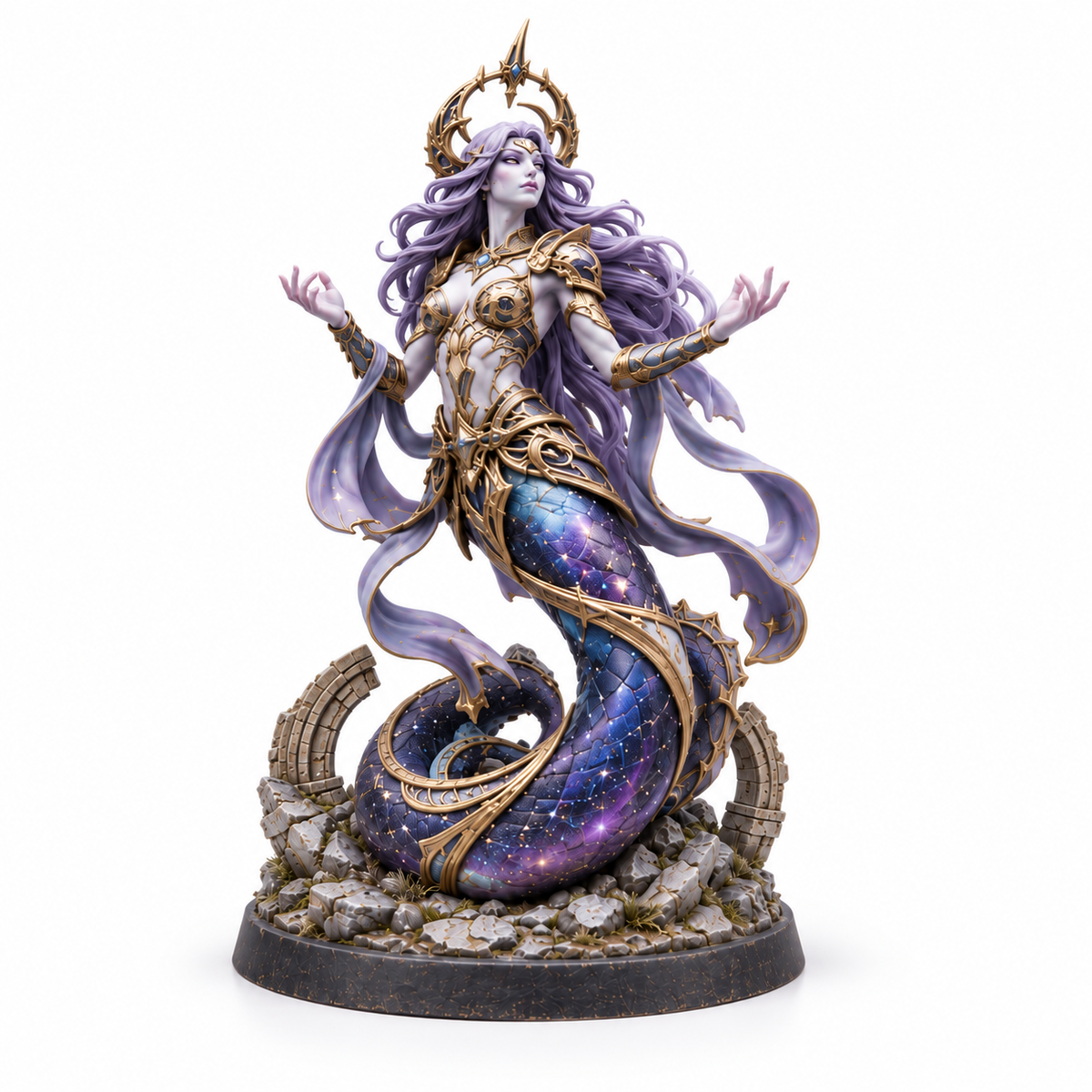 Vaelora painted concept reference — not a production photograph