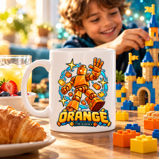Blokos lifestyle · mugs-naranja-US · illustrative scene