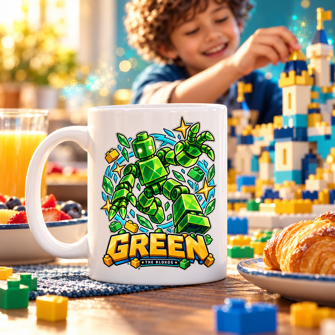 Blokos lifestyle · mugs-verde-GB · illustrative scene