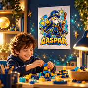 Blokos lifestyle · posters-gaspar-GB · illustrative scene