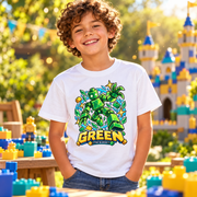 Blokos lifestyle · t-shirts-verde-US · illustrative scene