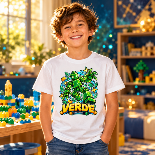 Blokos lifestyle · t-shirts-verde-ES · illustrative scene