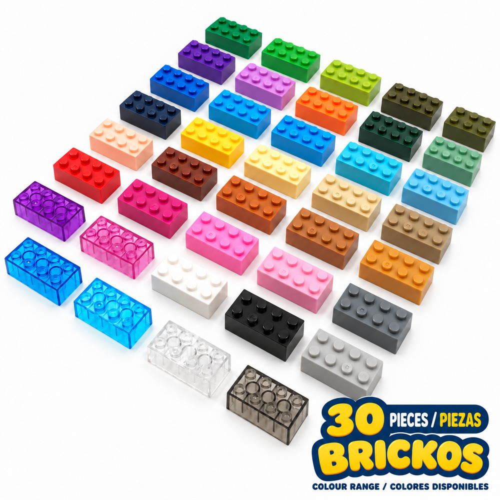 BRICKOS · 30 PIECES / PIEZAS · Castle Core