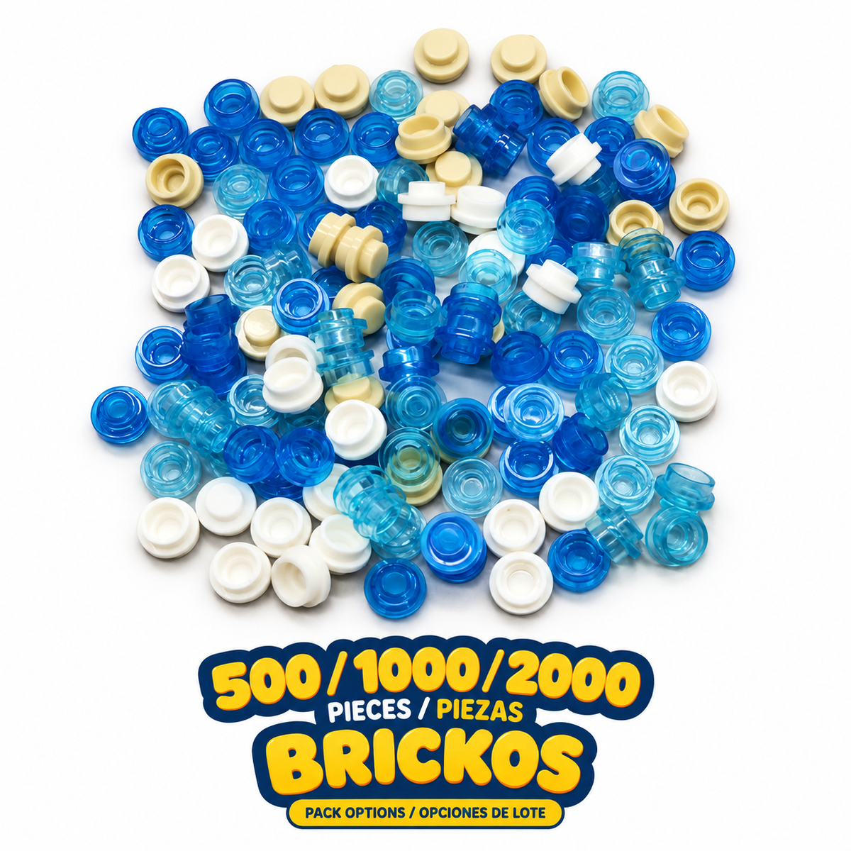 BRICKOS · Pixel Sparks · 500 / 1000 / 2000 PIECES / PIEZAS
