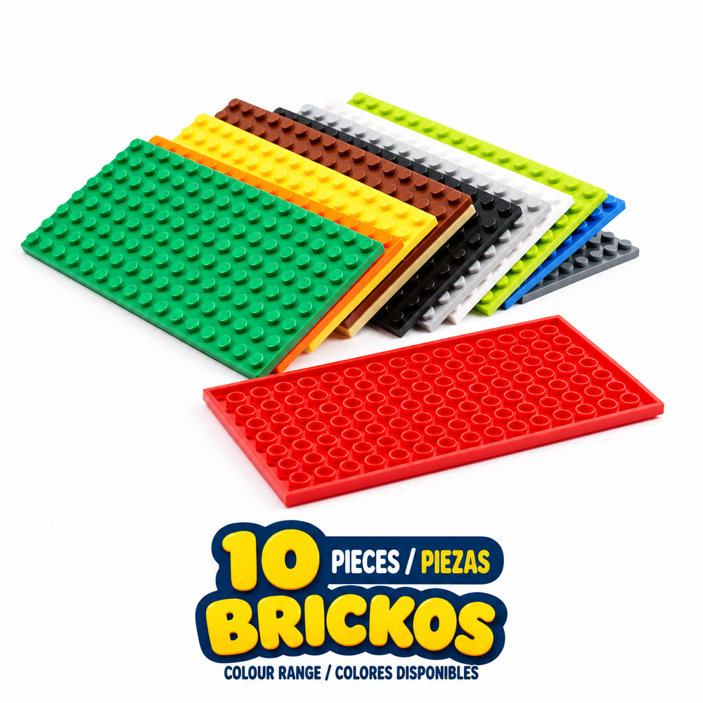 BRICKOS · 10 PIECES / PIEZAS · Double Deck