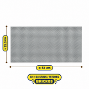 BRICKOS · 32 × 64 studs / tetones