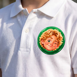 Polo infantil oficial Supergolfistas · El Innombrable