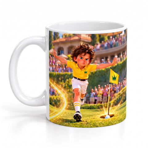 The Bomber mug side view