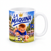 Taza oficial Supergolfistas · La Máquina