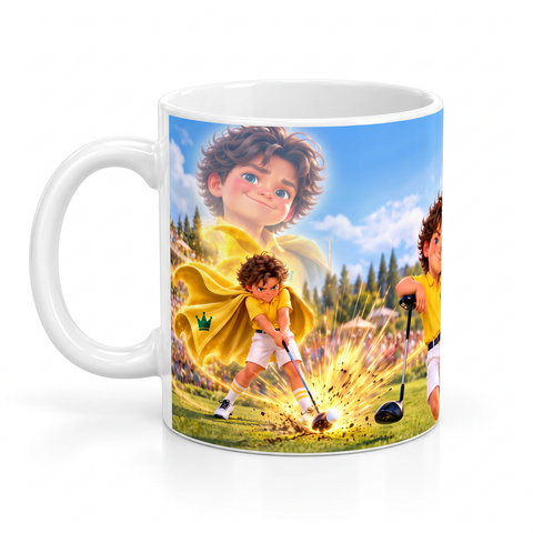 The Bomber mug, handle on the left